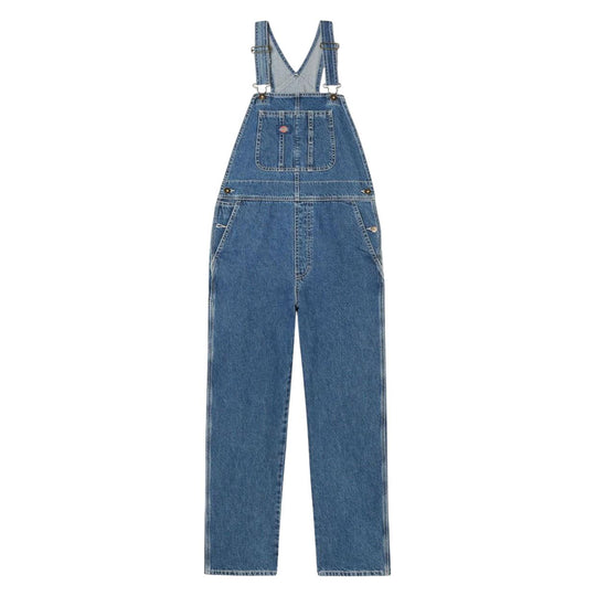 Damen Latzhose Dickies Denim Blau Klassisch