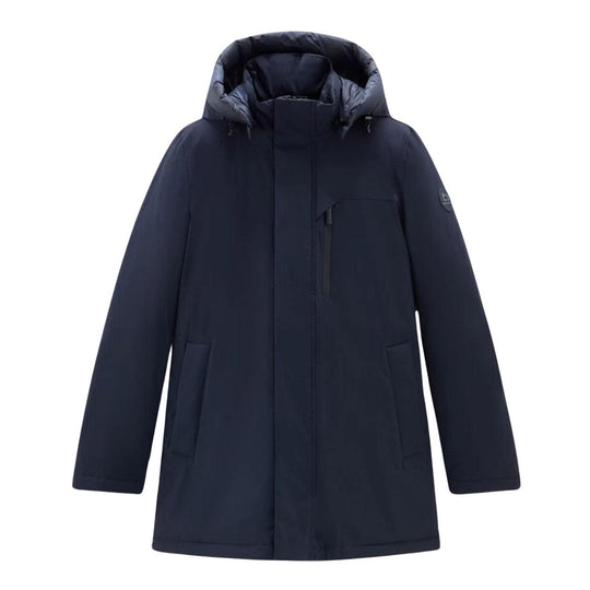 Giubbino Uomo Woolrich Mountain Stretch Parka Blu