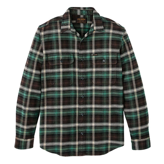 Camicia Uomo Filson Vintage Flannel Work Shirt Verde Multicolor