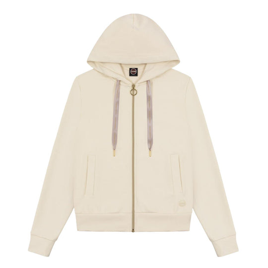 Damen-Sweatshirt Colmar mit durchgehendem Reißverschluss Vaniglia