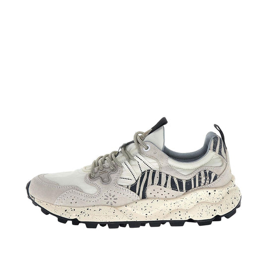 Sneakers Donna Flower Mountain Yamano 3 Bianco/Nero
