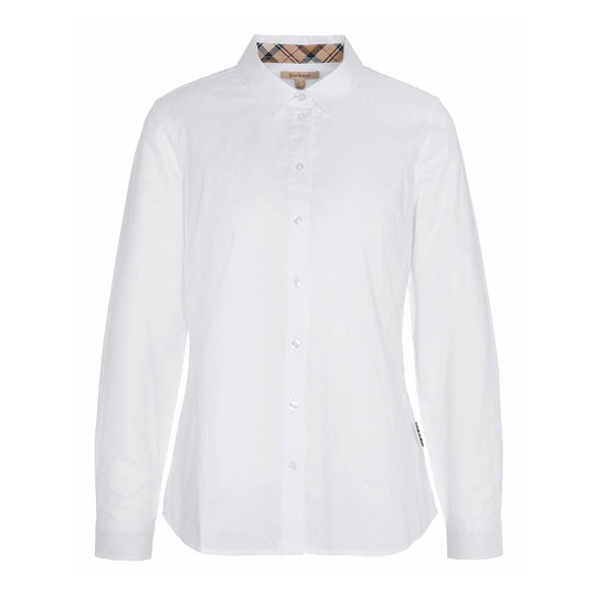 Camicia Donna Barbour Derwent Bianco