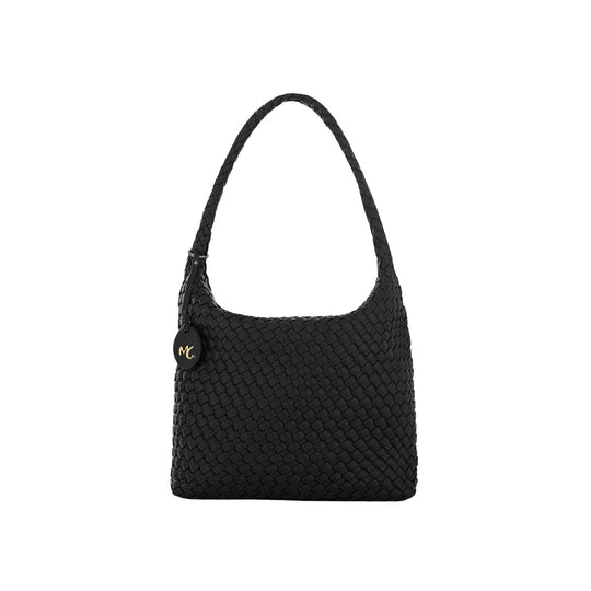 Borsa Donna Manila Grace Secchiello Intrecciato Nero