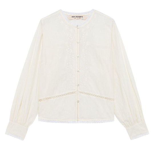 Camicia Donna Roy Roger'S Shirt Long Farm Burro