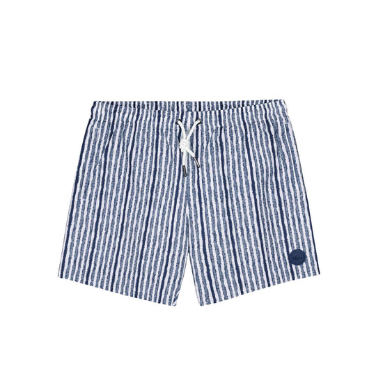 Costume Uomo Colmar Boxer Rigato Bianco/Blu