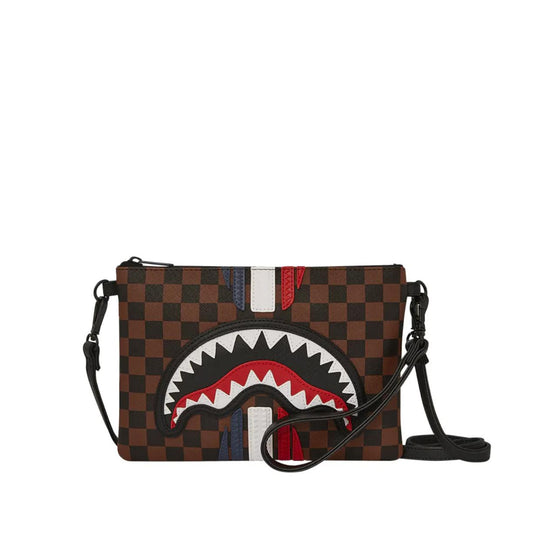 Sprayground French Machine Brown Multicolor Pouch