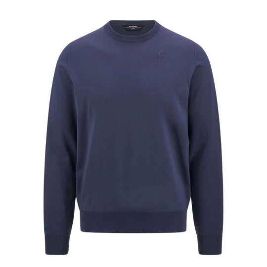 Maglione Uomo K-Way Sebastien Cotton PS Blu Indigo