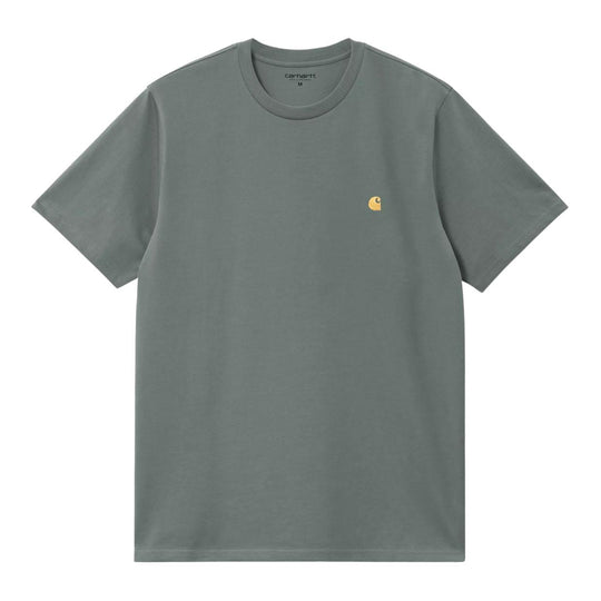 T-Shirt Uomo Carhartt Wip S/S Cahse Verde/Oro