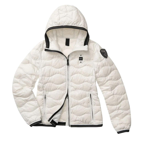 Giubbino Donna Blauer Camelia Roller Bianco