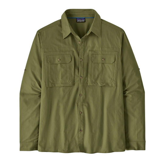 Camicia Uomo Patagonia Self Guided Sun Shirt Verde