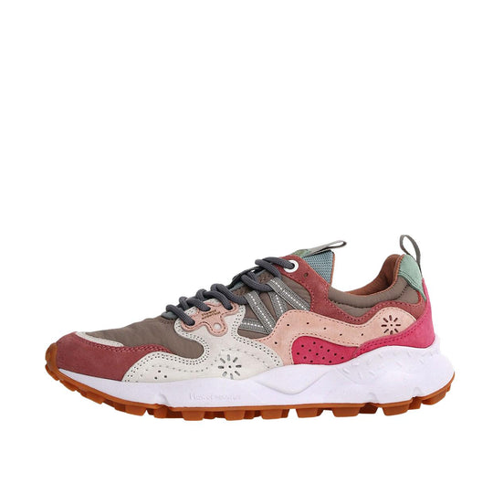 Sneakers Donna Flower Mountain Yamano 3 Rosa Multicolor