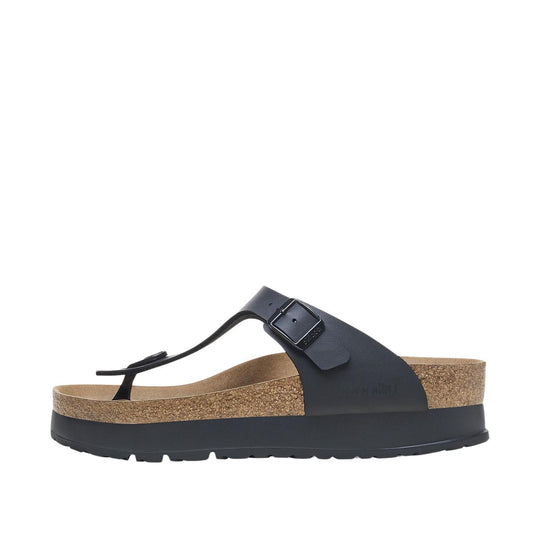 Sandalen Damen Birkenstock Gizeh Flex Plateau Schwarz