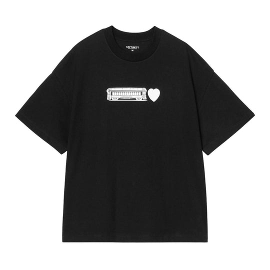T-Shirt Uomo Carhartt Wip S/S Deconstructed Label Nero
