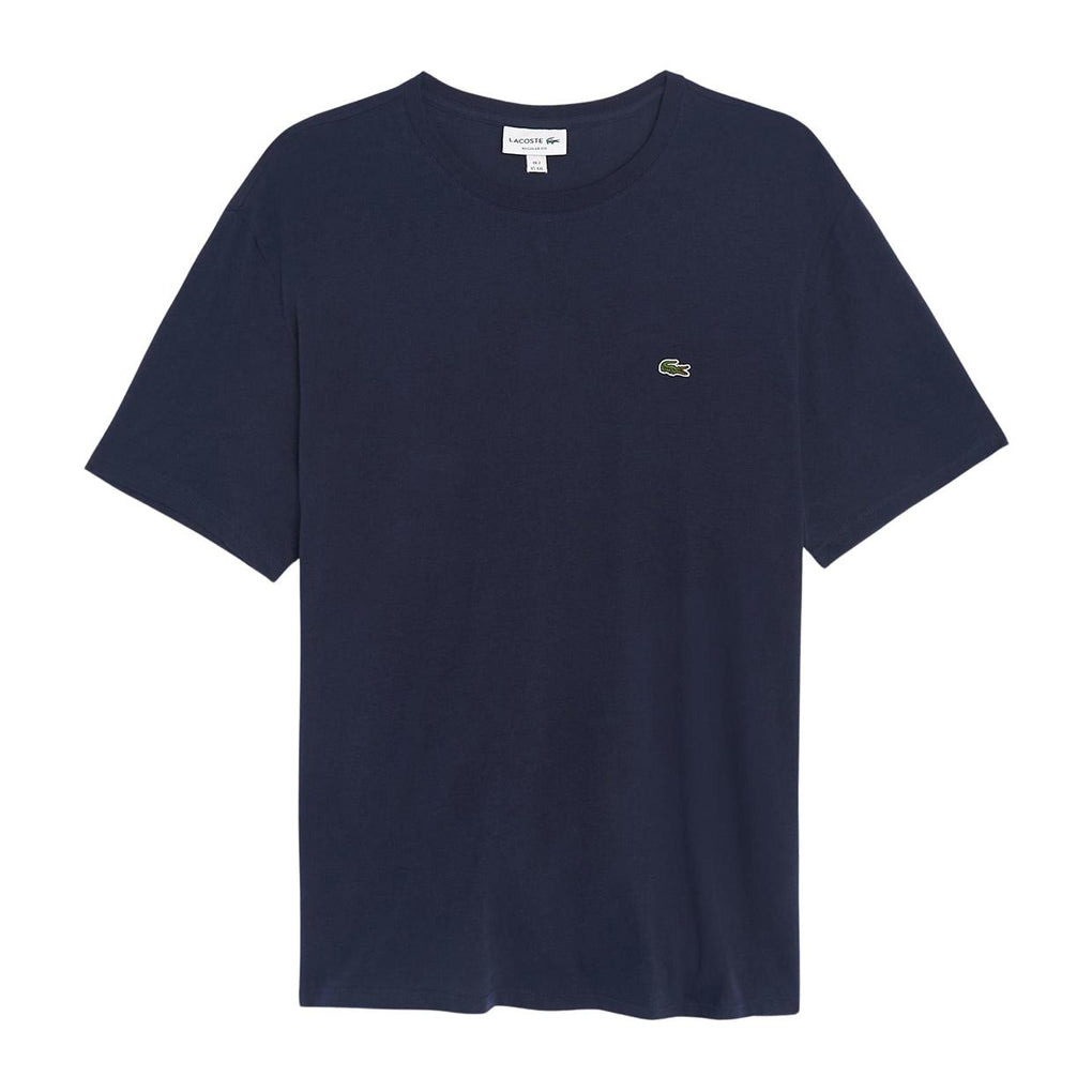T-shirt Uomo Lacoste Girocollo Blu su Brubaker Store