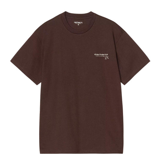 T-Shirt Uomo Carhartt Wip S/S Garble Prugna