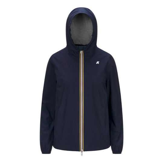 Women's Jacket K-Way Marguerite Stretch Poly Jersey Blue