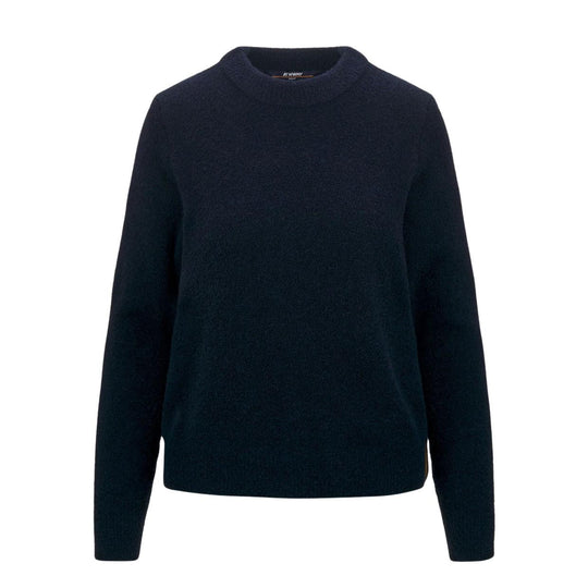 Women's K-Way Clarisse Merino Wool Bouclé Sweater Blue
