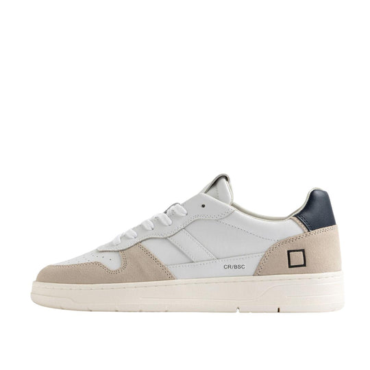 Sneakers Uomo D.A.T.E. Court 2.0 Tennis Retrò Bianco/Blu