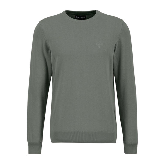 Maglia Uomo Barbour Pima Cotton Crew Verde Chiaro