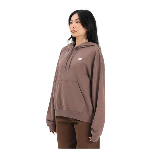 Felpa Donna New Balance Sport Essential Hd Castagna