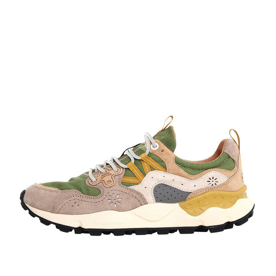 Sneakers Donna Flower Mountain Yamano 3 Marrone / Verde