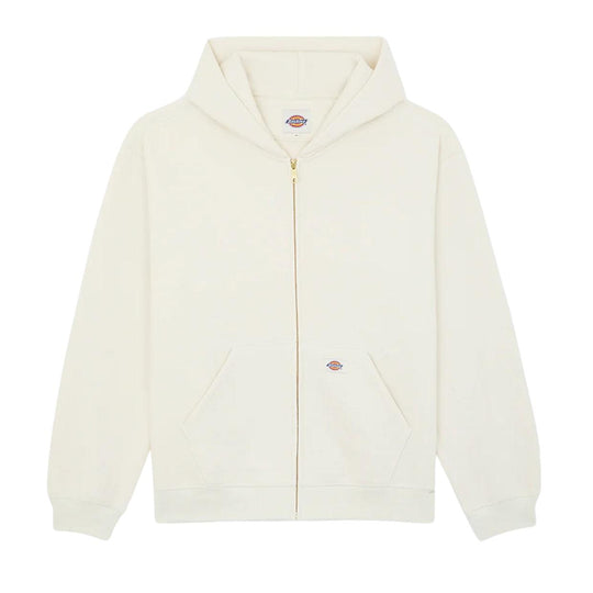 Felpa Uomo Dickies Mineral Fz Hoodie Panna