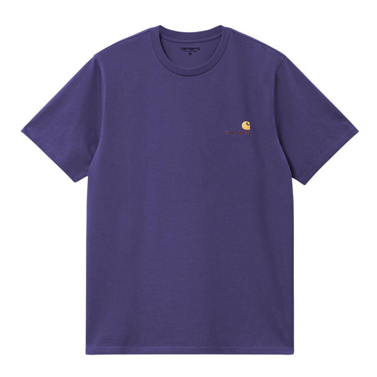 T-shirt Uomo Carhartt WIP S/S American Script Viola