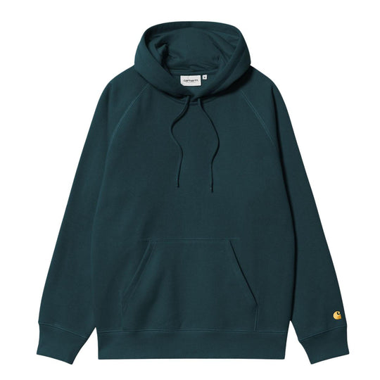 Men's Carhartt WIP Chase Hooded Sweatshirt Petrolio
