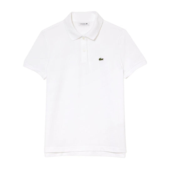 Polo Donna Lacoste Regular Fit Bianco