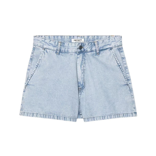Bermuda Donna Carhartt W' Lova Short Denim Chiaro