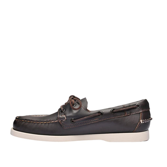 Mocassini Uomo Sebago Docksides Portland Marrone
