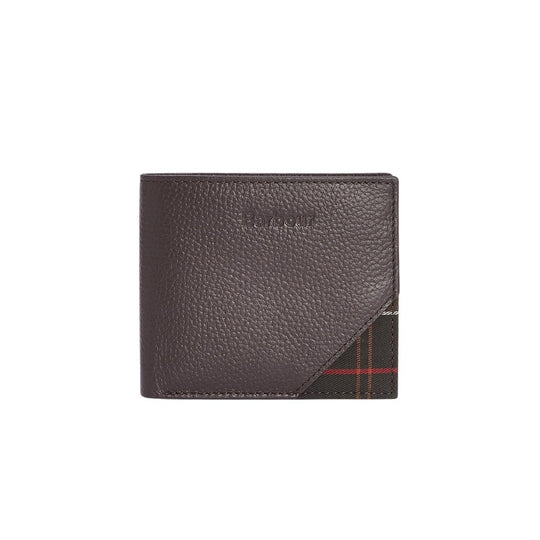 Portafoglio Barbour Tabert Leather Marrone Scuro