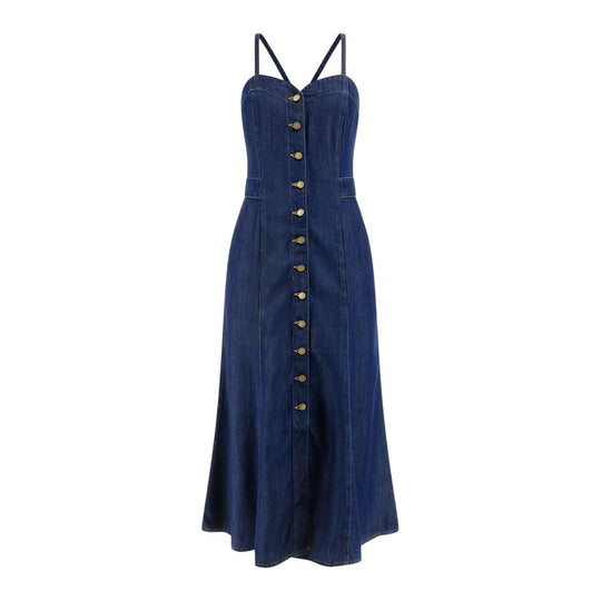 Guess Midi Jeans Dress Blue
