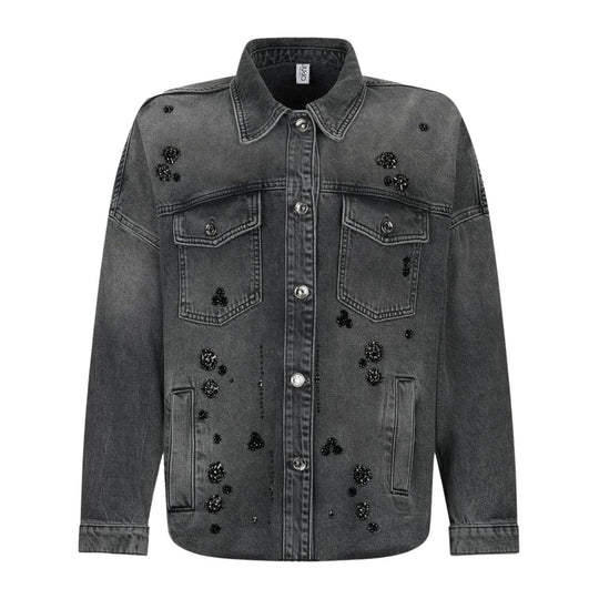 Giubbino Donna LIU-JO Truck Over Con Pietre Grigio