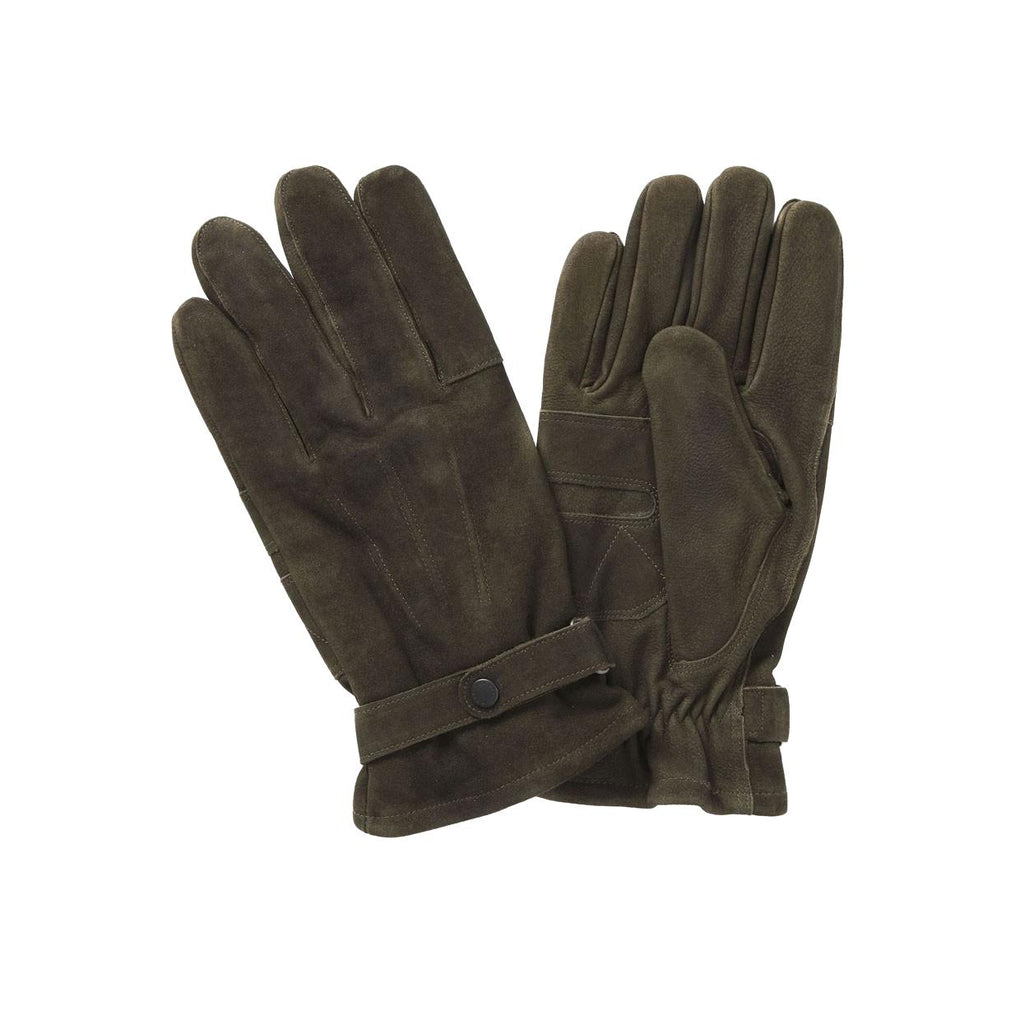 barbour herren handschuhe Herrenhandschuhe Barbour isoliert Leder Olivgrün bei Brubaker Store
