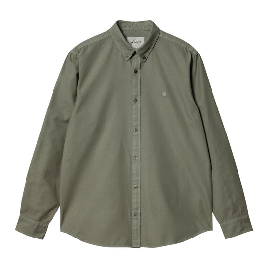 Carhartt WIP Men's L/S Bolton Shirt Green