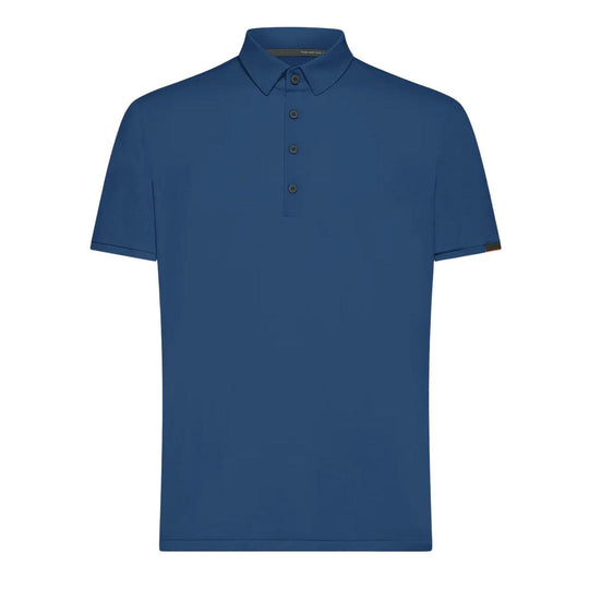 Polo Uomo RRD Oxford Logo Blu Royal (063)