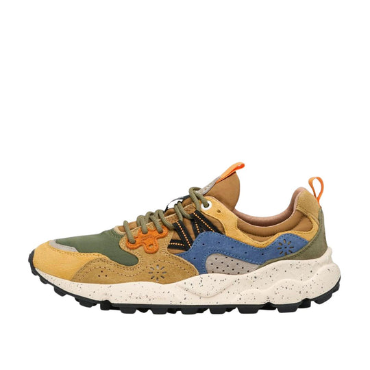 Sneakers Uomo Flower Mountain Yamano 3 Verde/Beige