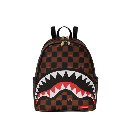 Sprayground Backpack Peeking Character Mid Brown Multicolor