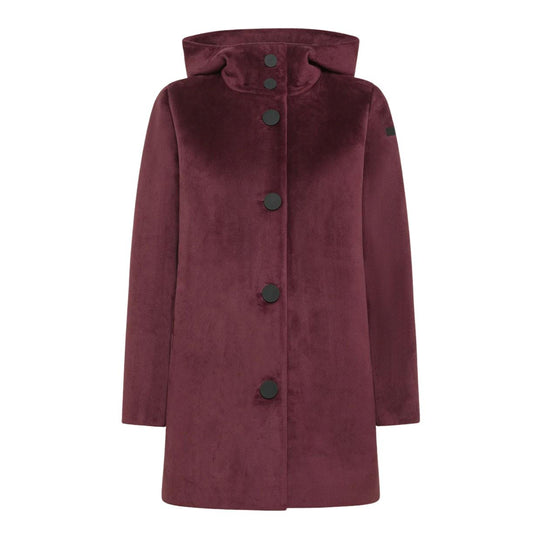 Cappotto Donna RRD Velvet Neo Parka Lady Bordeaux