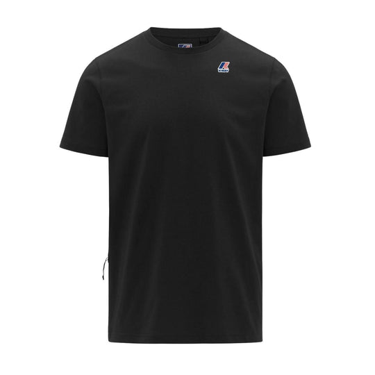 T-Shirt Uomo K-Way Leonide Nero
