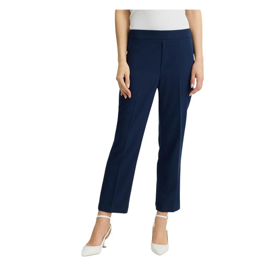 Women's Liu-Jo Cropped Blue Pleated Pants