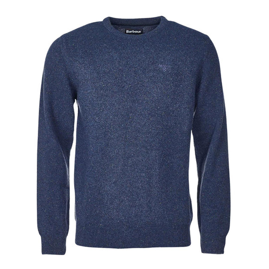 Maglione Barbour Essential Tisbury Blu Melange
