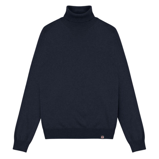 Herrenpullover Colmar Rollkragen Mischkaschmir Marineblau
