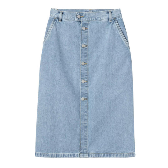 Gonna Carhartt WIP W' Colby Skirt Blu Chiaro