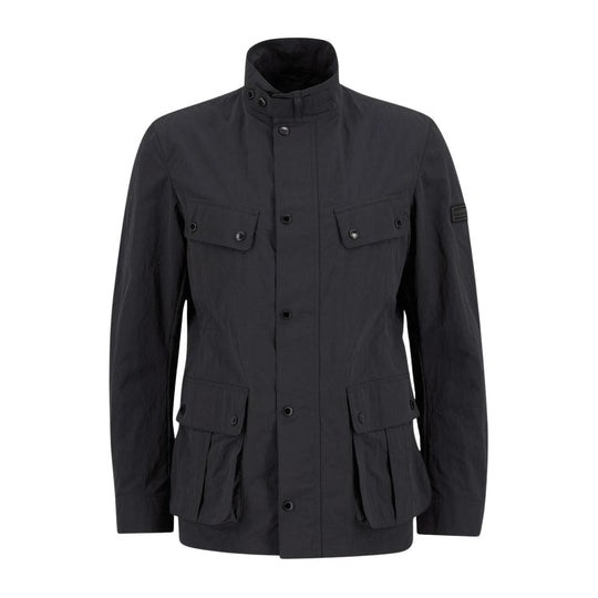 Giubbino Uomo Barbour International Modern Duke Nero