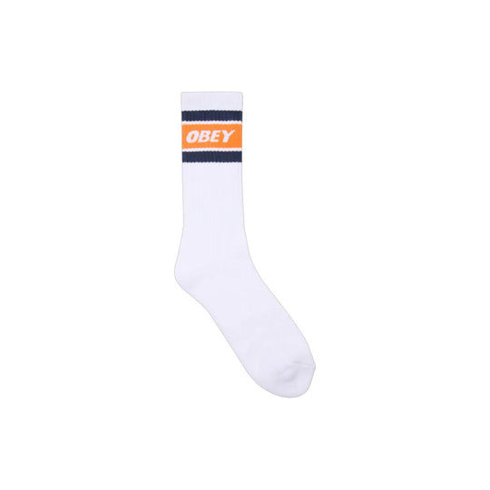 Calzini Obey Cooper II Bianco / Arancione