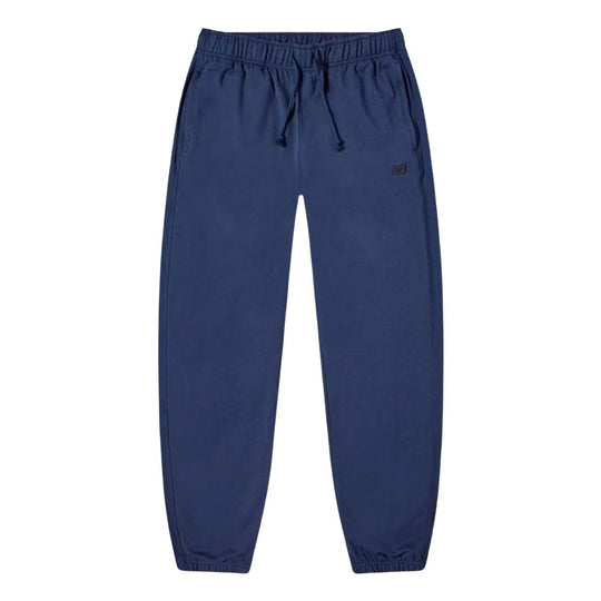 Men's New Balance Athletics French Jogger Pants Navy Blue