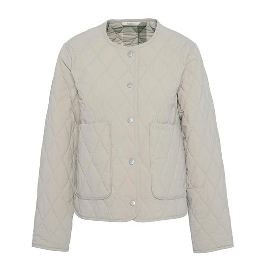 Giubbino Donna Barbour Monroe Quilted Sabbia