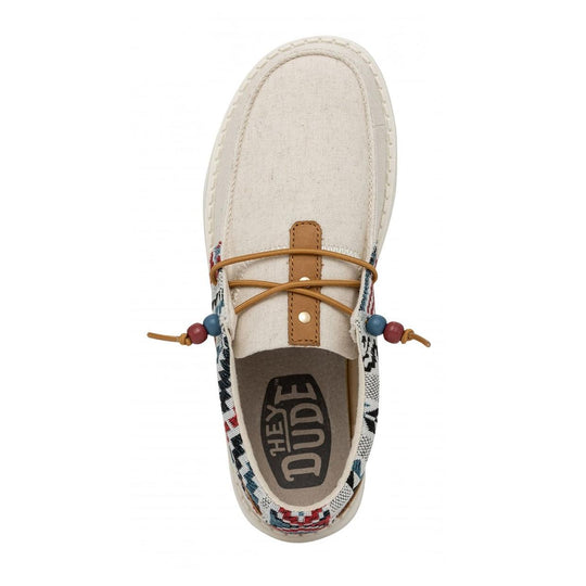 Scarpe Donna Hey Dude Ellie Festival W Beige / Multicolor